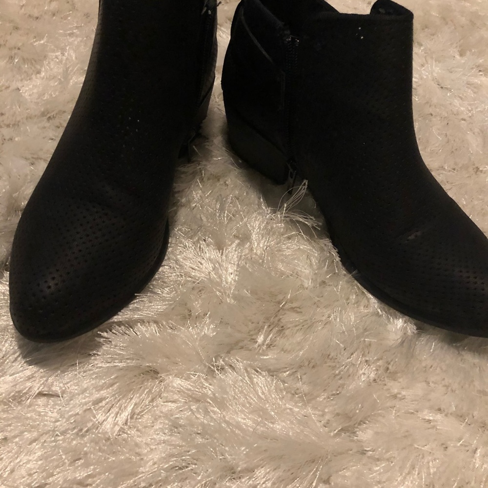Black ankle boots